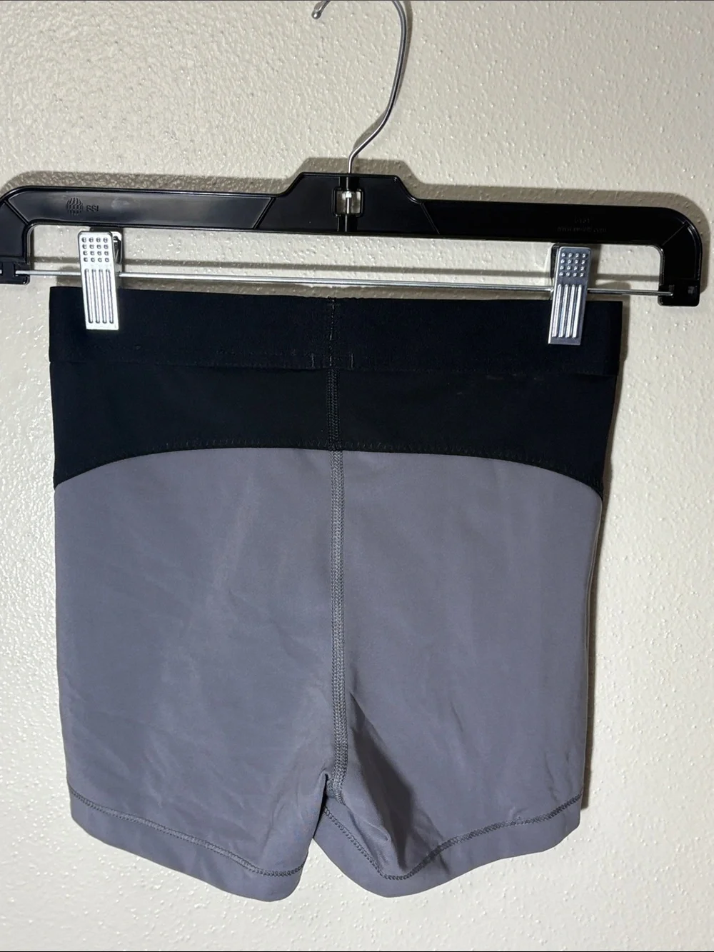 Nike Black and Gray Athletic Layered Shorts